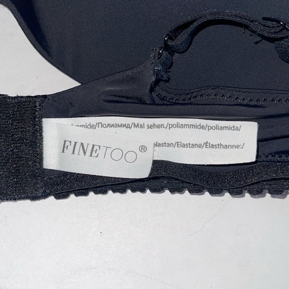 Fine Too Black Wireless Bra - Picture 4 of 5
